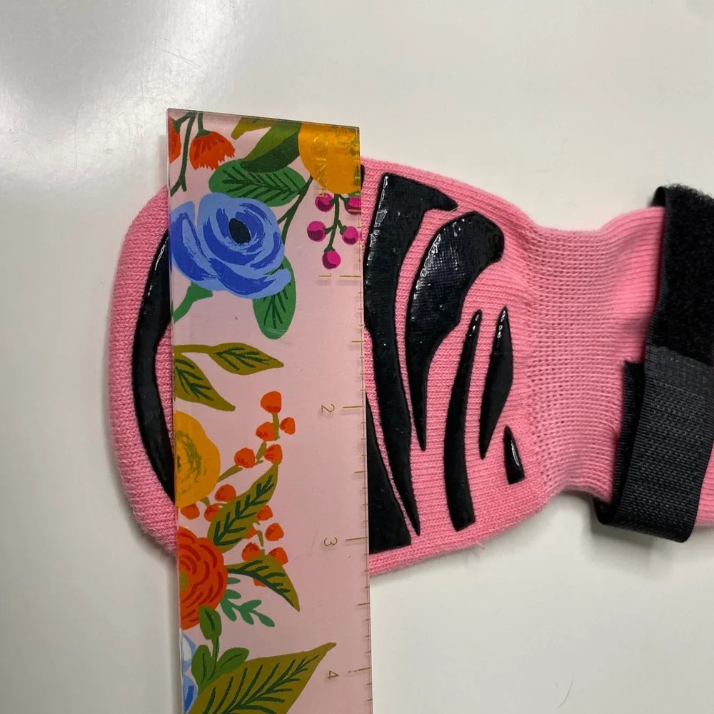 DOK TigerToes Premium‎ Non-Slip  Dog Socks Sassy Pink XL